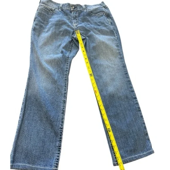 Ariat Women's R.E.A.L. Icon Mid Rise Straight Leg Jeans 33x30 - Picture 9 of 15